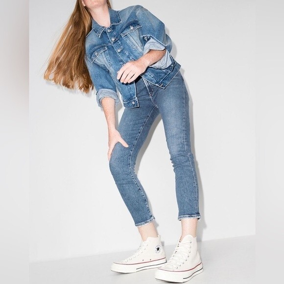 AGOLDE Toni High Rise Straight Jeans in Obscure 29 NWOT - Picture 10 of 12